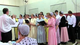 Mennonite Youth Singing at a Wedding Reception [upl. by Jorrie]