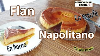 Cómo hacer flan napolitano  Pocos ingredientes [upl. by Laurita]