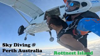 Raw Footage Sky diving at Rottnest Island [upl. by Tnaryb]