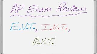 AP Calculus Review Three Theorems You Must Know EVT IVT MVT [upl. by Dnomyar]