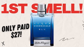 Acqua Essenziale Blu 1st Smell Salvatore Ferragamo [upl. by Onitsoga648]