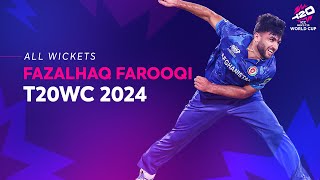 Every Fazalhaq Farooqi wicket at T20 World Cup 2024 [upl. by Eichman939]