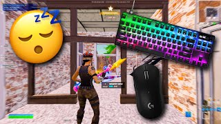 SteelSeries Apex Pro TKL ASMR 😴 Tilted Zone Wars Gameplay 🏆 Satisfying Keyboard Fortnite 240 FPS 4K [upl. by Snowman]