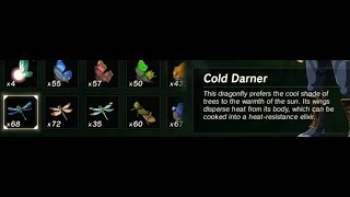 Cold Darner  Winterwing Butterlfy  Farming Location  Zelda BOTW [upl. by Scotti305]