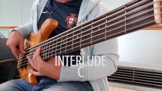 Ku di bri kuasa  Bass cover Yamaha TRB 6Pii live from Changi Airport Singapore [upl. by Eessac]