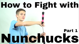 How to Fight With Nunchaku Part 1 Blocks [upl. by Caundra]