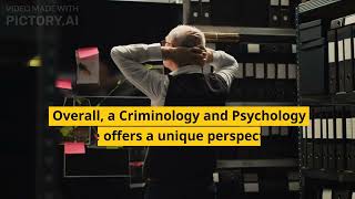 Criminology and Psychology Degree [upl. by Yelkrab]