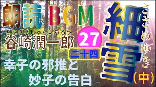 朗読BGM『細雪』27《中》二十四 文豪・谷崎潤一郎 空前のベストセラー長編小説 [upl. by Reinhold]