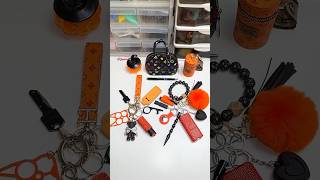 🖤🧡bts asmrvideo diy gift giftideas relax keychain women mini defense safetyfirst usa [upl. by Winther782]