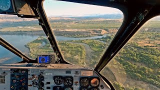 Sikorsky S58 Helicopter Training Flight [upl. by Anton]