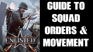 Beginners Quick Start Guide To Enlisted Console Squad Orders amp Movement Xbox Series S X Playstation [upl. by Debo]