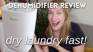 HOW TO DRY CLOTHES IN WINTER  MEACO DEHUMIDIFIER REVIEW [upl. by Otaner]