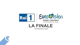 Rai 1  Bumper Eurovision Song Contest 2016 [upl. by Boone]