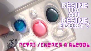 COMMENT FAIRE RESINE UV OU EPOXY TECHNIQUE DE PETRI ART [upl. by Nilok]