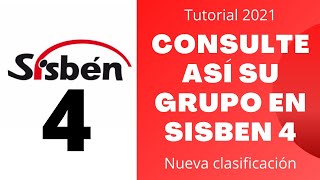 CONSULTE ASÍ SISBEN 4 GRUPO O PUNTAJE NUEVOS [upl. by Akirrehs]