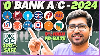 Best Zero Balance Bank Account⚡Zero Balance Bank Account Opening Online [upl. by Anikal809]