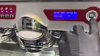 How to Adjust Boiler Pressure and Group Temperature on the Astoria Coffee Machine [upl. by Lovett]