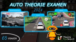 Auto Theorie Examen 2024  Gevaarherkenning  Kennis  Inzicht [upl. by Nhtanhoj]