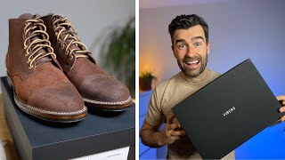 Viberg Service Boot Unboxing  Tobacco Chamois Roughout  1035 Last [upl. by Karleen]