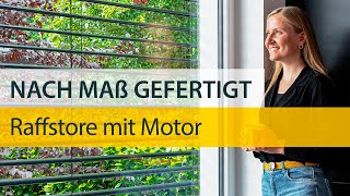 Raffstore Express Raffstore nach Maß mit Motor für dein Zuhause [upl. by Rimaa626]