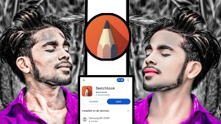 autodesk✓sketchbook photo editing  photo editing tutorial face smooth photo editing video [upl. by Polito]