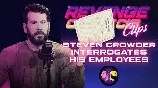 Steven Crowder Interrogates Employees And Forces NDAs  ROTC Clips [upl. by Arrol]