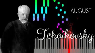 Tchaikovsky  The Seasons  August  Visual Classical Piano [upl. by Garold817]