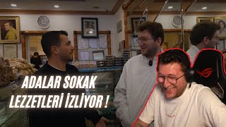 EFE UYGAÇ  MESUT CAN TOMAY ADALAR SOKAK LEZZETLERİ İZLİYOR [upl. by Adyeren]