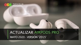 Cómo actualizar los auriculares AirPods Pro [upl. by Sirad]