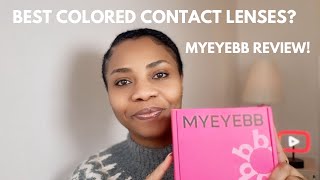 Myeyebb Colored Contact Lenses Review  Best Prescription Lenses for Comfort amp Natural Look 2024 [upl. by Dowling916]