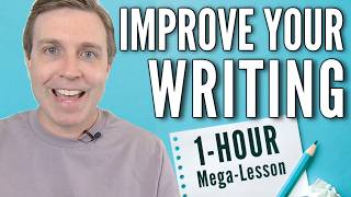 1HOUR LESSON  Improve Your Writing ✍️ Academic Professional amp Descriptive [upl. by Argyres]