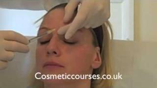 Botox training 3 Botox injection demonstration  Cosmetic Courses [upl. by Eide716]