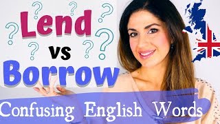 LEND or BORROW Whats the difference  English Grammar Lesson [upl. by Lledrev]