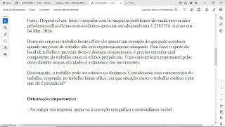 Basicamente o trabalho pode ser estático ou dinâmico Considerando essa característica do trabalho [upl. by Guttery]