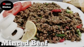 Minced beef recipe  Easy dinner  Mamoo Kitchen Style [upl. by Arnst]