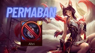 YOUVE TO PERMABAN AHRI WHEN NEW SKIN DROPS ❌ [upl. by Nnylatsyrc]