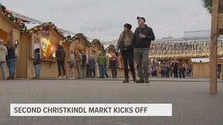 Second Christkindl Markt kicks off in Grand Rapids [upl. by Mellette280]