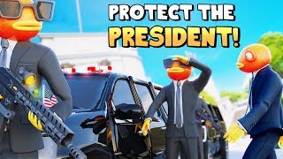 PROTECT THE PRESIDENT Fortnite Challenge [upl. by Samaj]