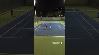 Tennis net battle tennishighlights tennisaction tennis tennismatch [upl. by Grimbly818]