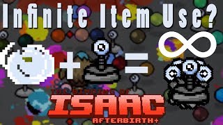 The Binding of Isaac Afterbirth Plus  Infinite Item Use [upl. by Harriot]