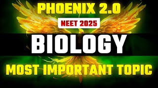 Phoenix 20 Biology Most Important Video for NEET 2025  Udaan [upl. by Atterual]