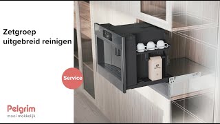 Hoe reinig ik de zetgroep van mijn koffiemachine  grondig reinigen  Pelgrim Service [upl. by Esyned]