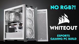 The Cleanest eSports Gaming PC  ALL WHITE Corsair 4000D Build  Arctic Freezer 34 DUO  AMD NZXT [upl. by Isacco575]