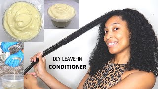 La Recette De Ma Crème Capillaire Pour La Pousse Des Cheveux  DIY [upl. by Nylinnej912]