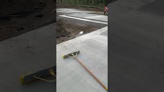 Monolithic footing curb slab 1 single pour 100 meters of concrete fullcreteconstruction concrete [upl. by Nnaik275]