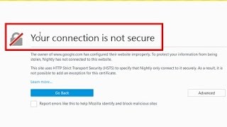 uses an invalid security certificate firefox kapersky [upl. by Refeinnej]