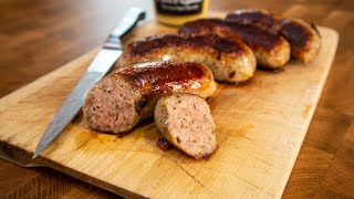 Homemade Traditional English Pork Butchers Sausage Recipe  The Great British Banger [upl. by Adikam]