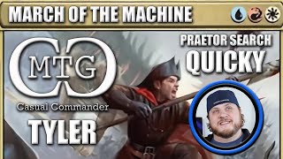 Tyler Marches with Machines  MTG Casual Commander  Quicky mtg packopening mom commander edh [upl. by Krenek]