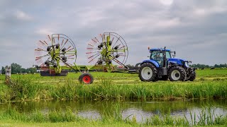 Claas Liner 4800 Business  Verweij loonwerken  Hamoen LMB [upl. by Orville]