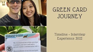 My Marriage Based Green Card Timeline and Interview 2022 [upl. by Sucerdor]